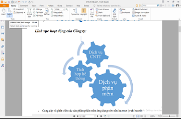 Cách copy dữ liệu trong file PDF sang file word