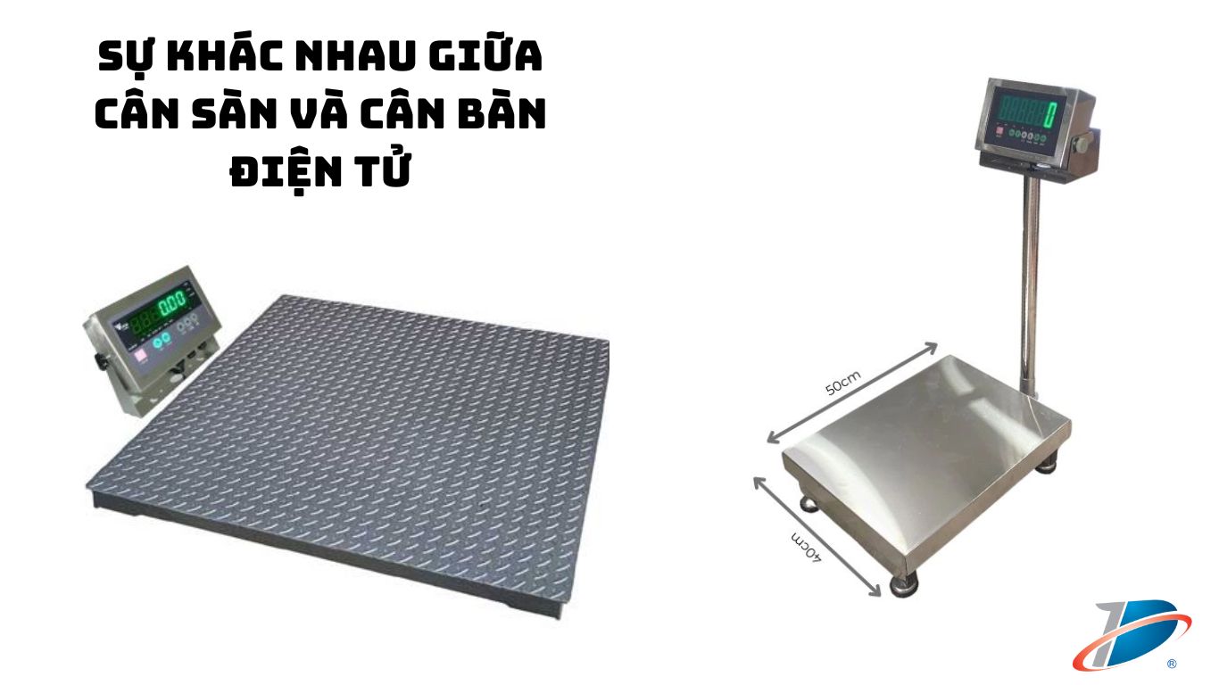 sự khác nhau giữa cân sàn và cân bàn điện tử